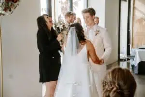 Melbourne celebrant ceremony at Encore St Kilda wedding Gee What a Wedding