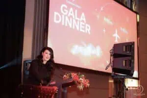 Melbourne event MC and planner hosting awards night gala dinner corporate event