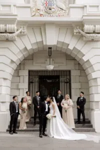Melbourne wedding day coordinator managing bridal party and coordinating wedding timeline at a Melbourne venue